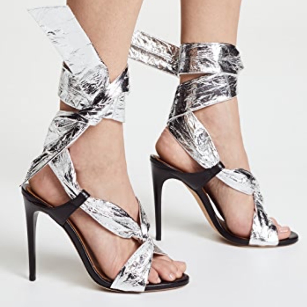 Iro Pipa sandals in silver, 37